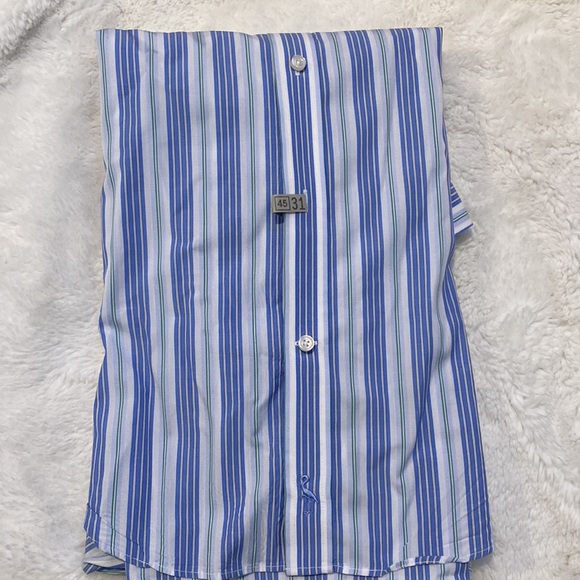 Tailorbyrd collection men’s striped dress shirt - Picture 2 of 4
